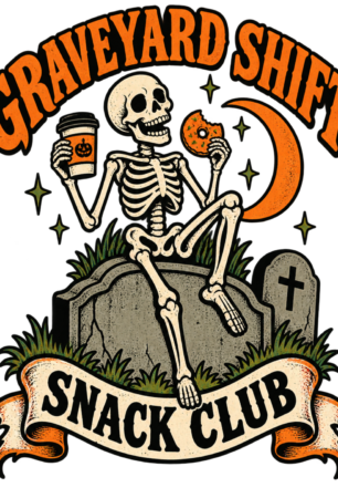 Graveyard Shift t-shirt design preview