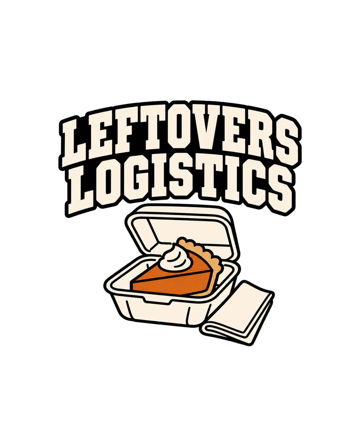 Leftovers Logistics t-shirt design preview